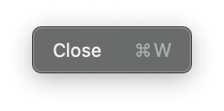 file menu with no new window item